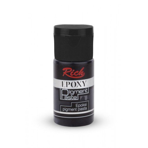 Gâteau à pigment époxy noir opaque