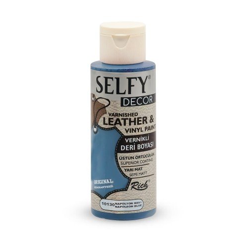 Paint en cuir de décoration selfy 120 cc napoléon bleu * Nouveau