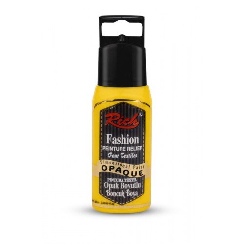 Peinture de perle de taille 60 cc jaune opaque