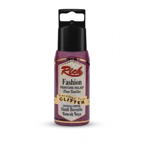 Peinture de perle de taille 60 cc silvery fuchsia