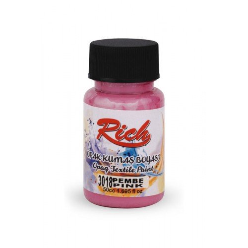 Peinture en tissu opaque 50 cc rose