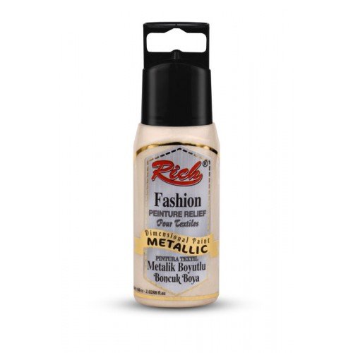 Taille de la peinture de perle 60 cc Met. Blanc perlé