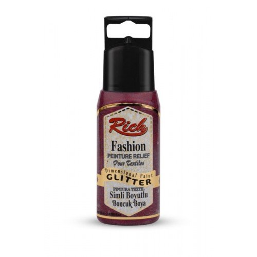 Taille de perle peinture 60 cc argenté rouge